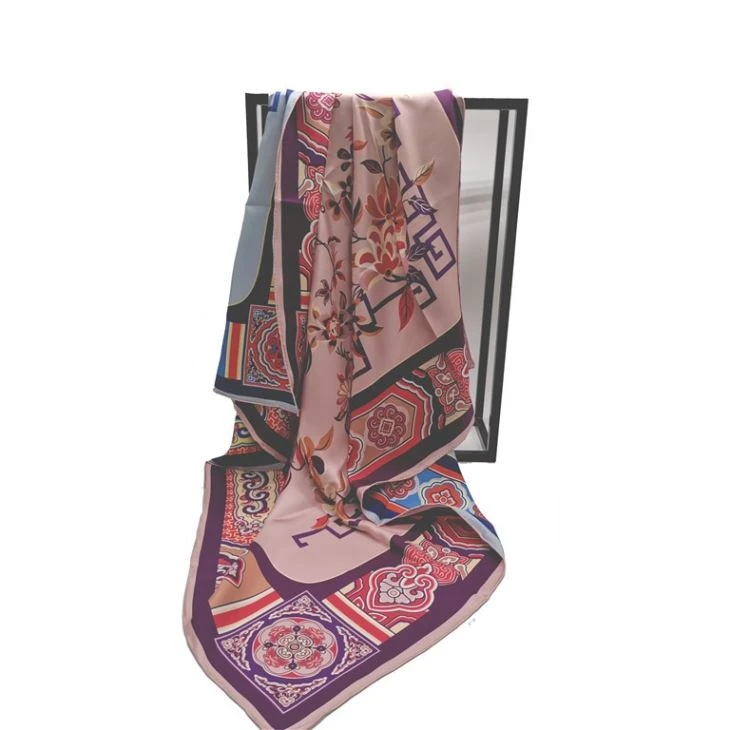 Custom Digital Printing Scarf Double Sided